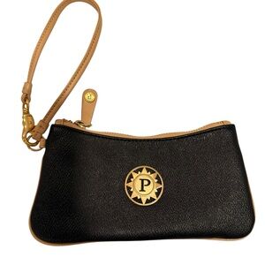 5 for $25!! PARAZUL Black Leather Wristlet